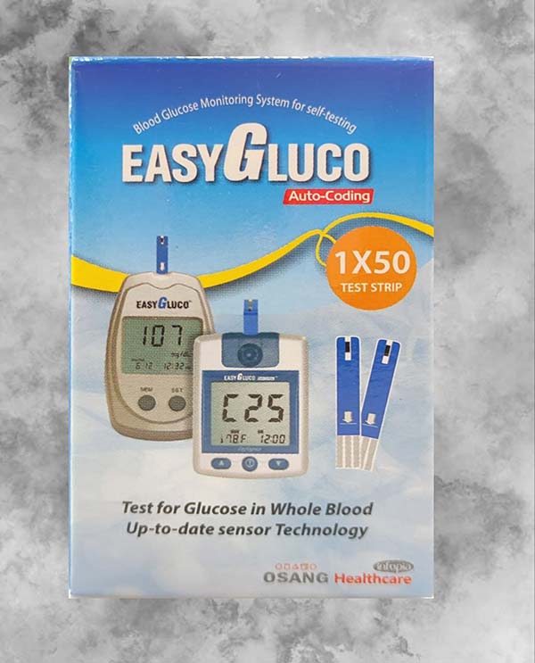تجهیزات پزشکی اسلامی،Easy glucoنوار تست قند خون ایزی گلوکو  قابلیت خرید دو بسته 